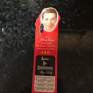 1947 NBC Radio & Chesterfield Add